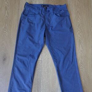 Travis Mathew Beckladdium Blue Performance Golf Pants Men’s 30 Stretch 5-Pocke
